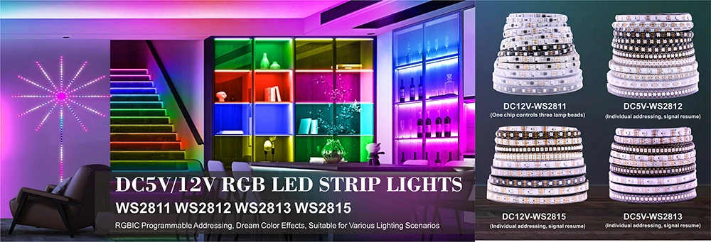 DC12 SK6812 RGBW (Vergelijkbaar Met WS2812B) 4-in-1 30/60/144 Leds/Pixels/M Individueel Adresseerbaar Ledstriplicht 1-5M IP30/IP
