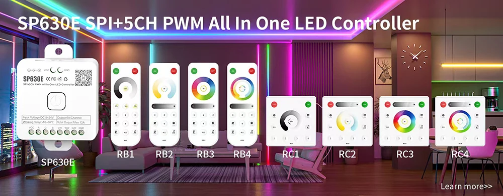 DC12 SK6812 RGBW (Vergelijkbaar Met WS2812B) 4-in-1 30/60/144 Leds/Pixels/M Individueel Adresseerbaar Ledstriplicht 1-5M IP30/IP