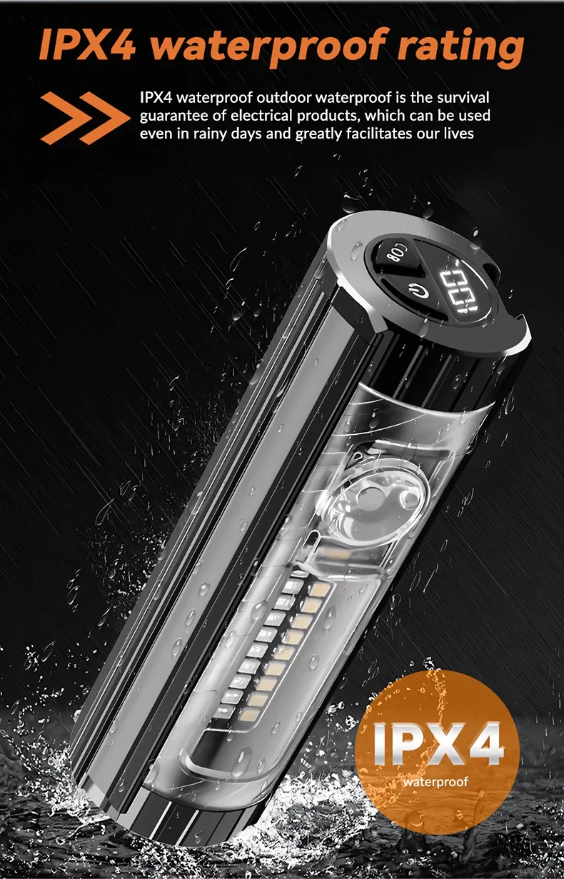 1500Lumen Aluminum Alloy Waterproof USB Charging 1800mAh Bicycle Front Light for MTB Road Cycling Lamp Accessories