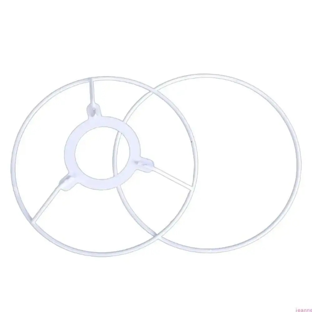 Professional Round Metal Drum Lamp Shade Rings Support Fitting DIY Ceiling Light Frame Fix Rings Round Metal Rings Hardware