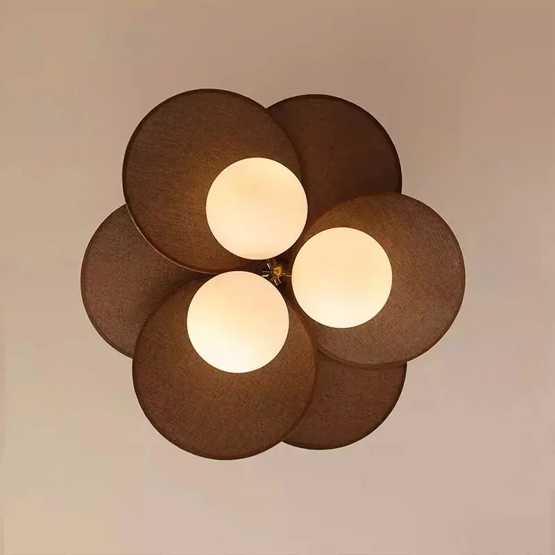 Rattan Weave Vintage Pendant Light Retro Restaurant Shop Hotel Chandelier Living Room Japan Hanging Lamp for Room Decor Lusutre