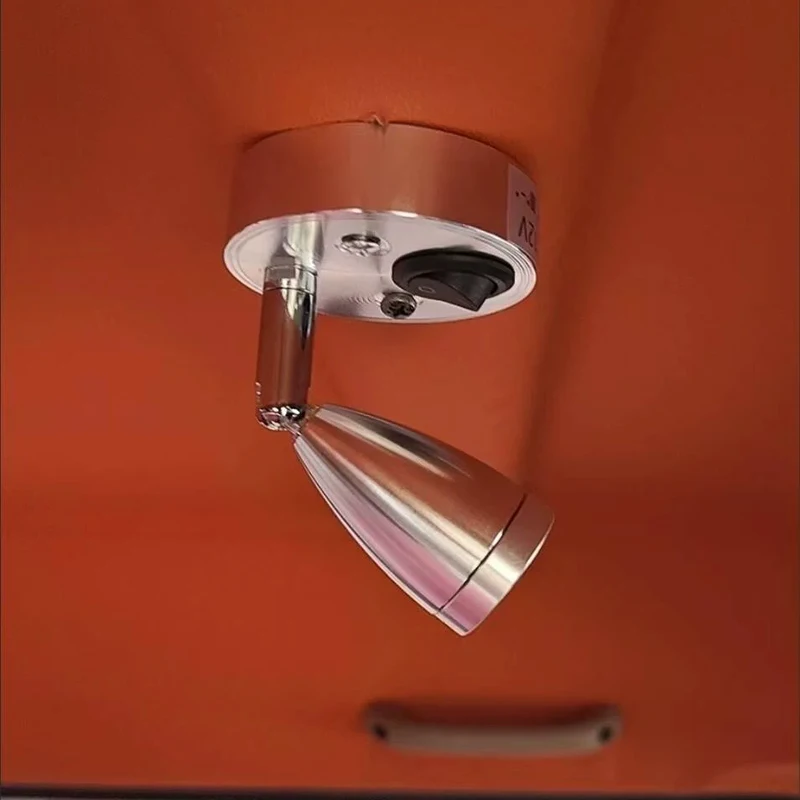 3W Ferry Boat Yacht LED Reading Wall Lights Cross Border 12-24V LED RV Ceiling Lamp Marine RV Reading Lamps RV Lighting Fixtures