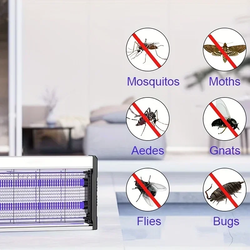 COOINJOY Mosquito Killer Lamp Electric Shock Insect Trap Catcher Indoor Bedroom Anti Mosquito Repellent UV Light Pest Control
