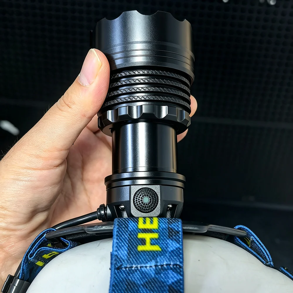 High Power LED Headlamp Spotlight Long-range Wick Headlight Super Bright Telescopic Zoom Head Lamp Flashlight Fishing Light