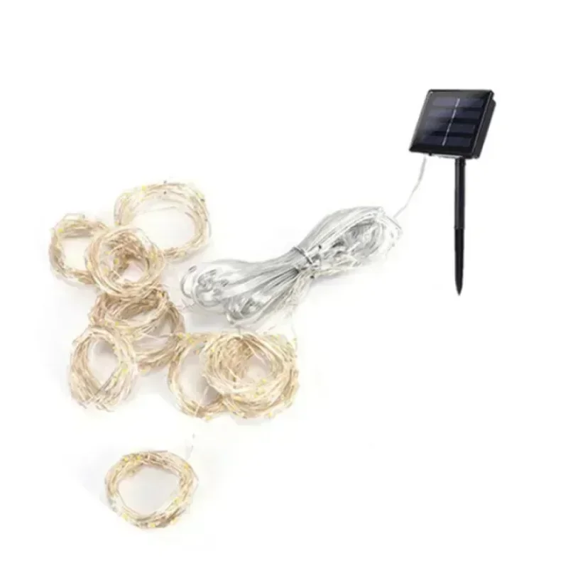 3X3M Solar Outdoor Curtain Lights with 8 Modes, Holiday Party Decorations, Fairy Lights, 100/200/300 LED String Lights 3X2M 3X1M