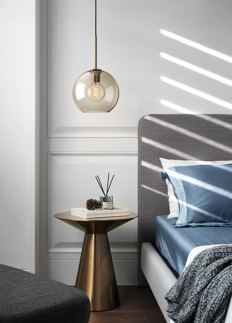Nordic Glass Pendant Light Modern Living Room Kitchen Hanging Lamps Lighting Fixtures LED Lamp Home Decor Suspension Luminaire