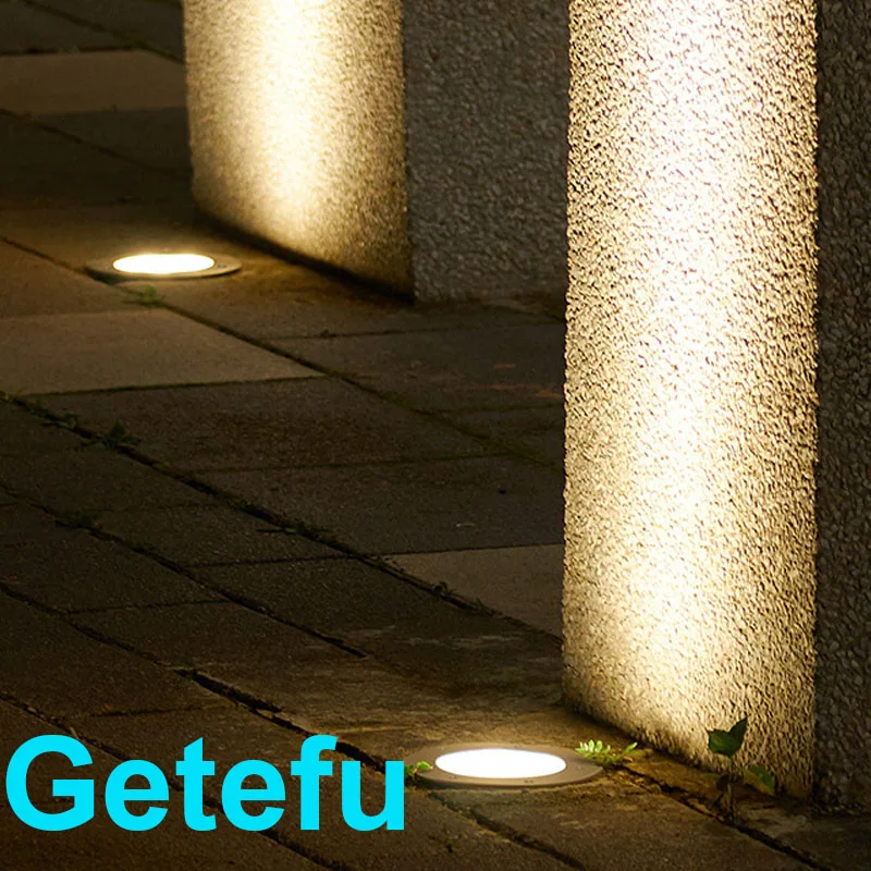 LED Garden Light Underground 3W 5W7W10W 12W Waterproof IP67 Outdoor Floor Recessed Spotlight Outside Deck Lighting 220V DC12V24V