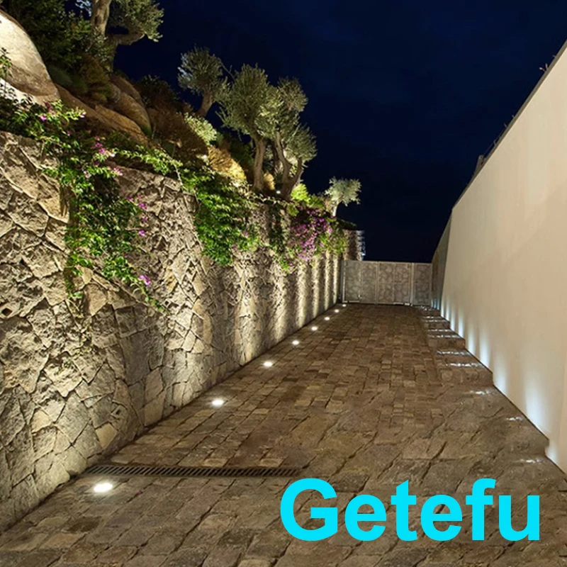 LED Garden Light Underground 3W 5W7W10W 12W Waterproof IP67 Outdoor Floor Recessed Spotlight Outside Deck Lighting 220V DC12V24V