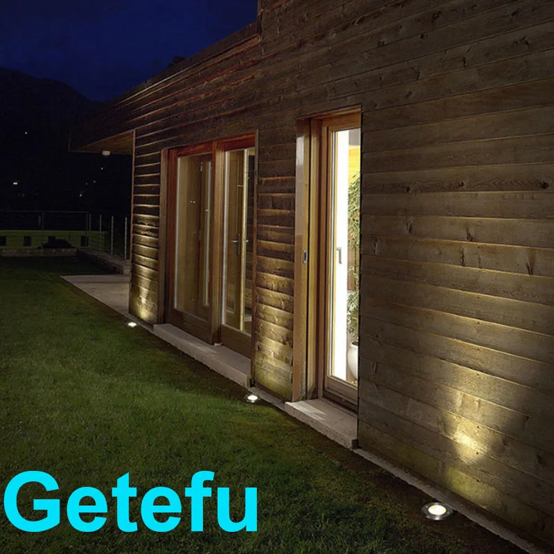 LED Garden Light Underground 3W 5W7W10W 12W Waterproof IP67 Outdoor Floor Recessed Spotlight Outside Deck Lighting 220V DC12V24V