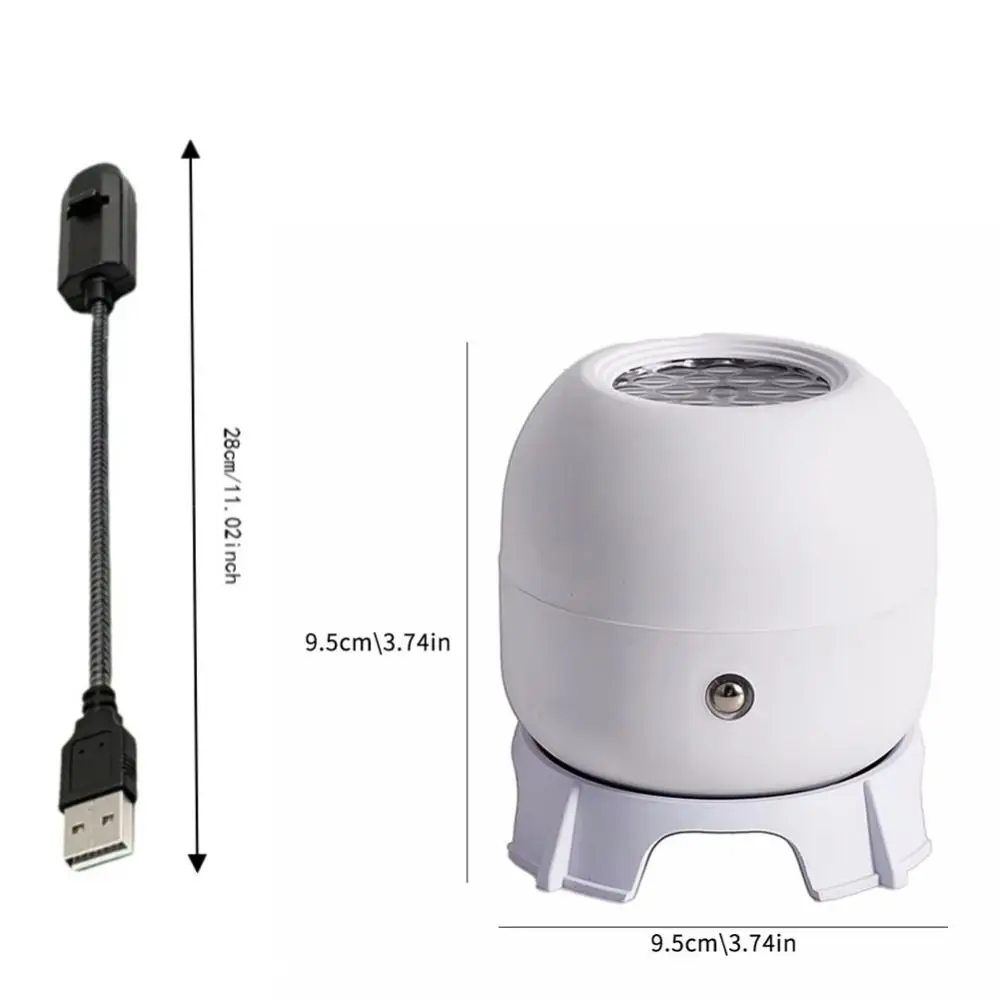 360 Degree Rotating Dreamy Ocean Projector Ocean World Flexible Neck Party Ambient Light Ocean-Themed Snowflake Projector Lamp