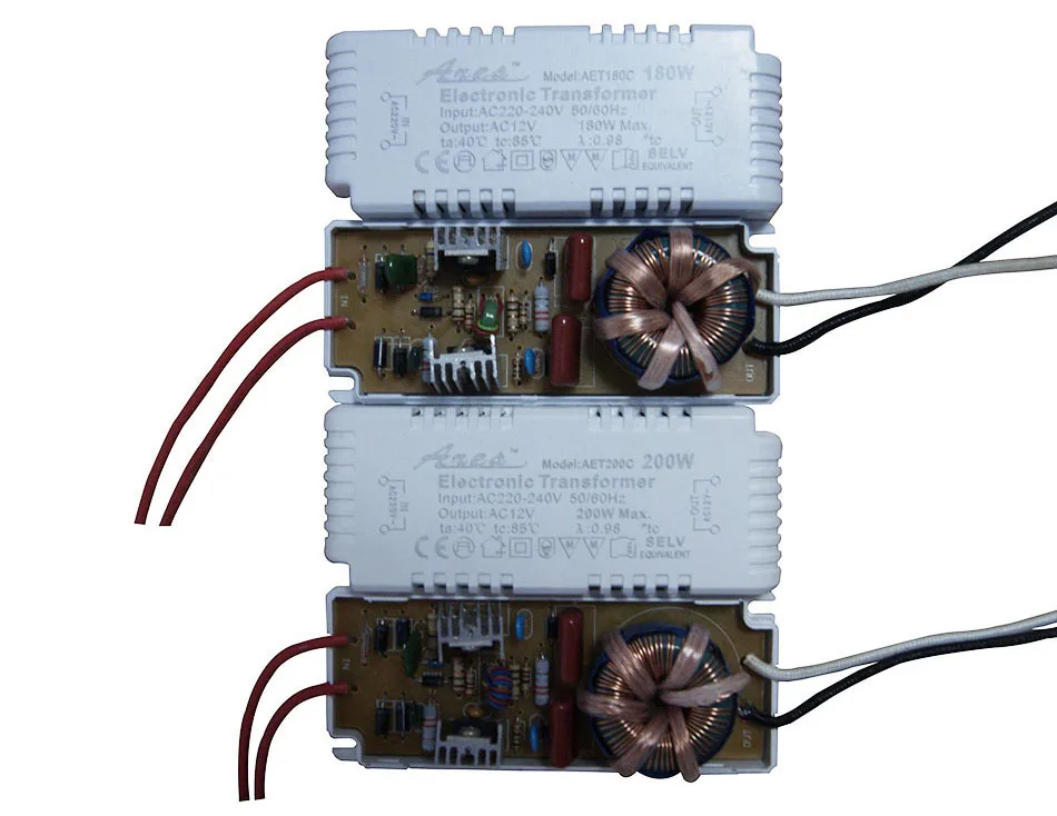 Dimmable 120W 160W 180W 200W AC220V to AC12V Electronic Transformer For G4/G5.3 MR16 Quartz Lamp Halogen Lamp Crystal Lamp CE