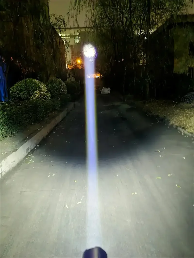 Paweinuo LED Handheld Flashlight Ultra-Bright 50000Lumens 12000mAh Rechargeable Battery Powerful Torch Zoomable Tactical Lantern