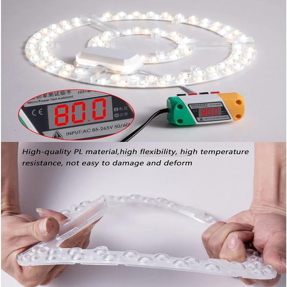 Led Panel Ceiling Light 48W 96W 120W Panel Led Round Replacement Module AC220V-240V Stepless Dimmable Led Module