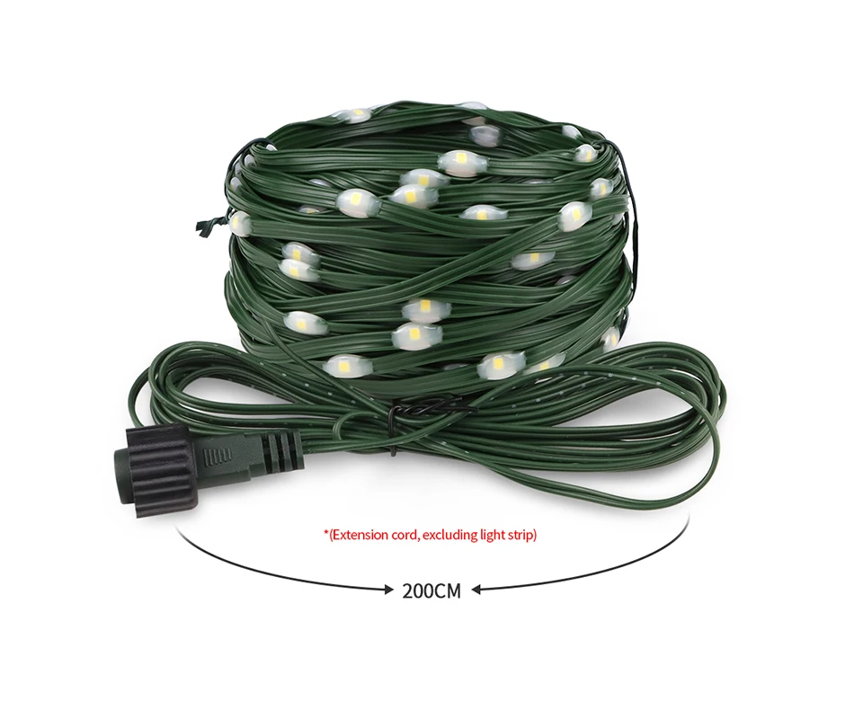 24V LED Christmas lights Green Wire Leather Fairy Lights String 50M 100M Waterproof Outdoor Garden Party Wedding Garland Decor J