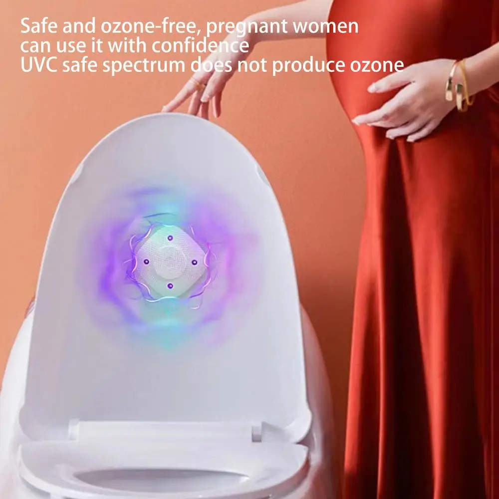 UV Toilet Sterilizer Smart Electric Toilet Sterilizer Aromatherapy Toilet Cleaner IPX4 Waterproof UV Lamp For Washrooms