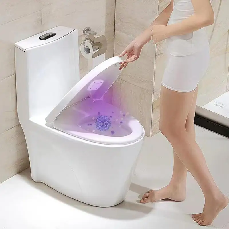 UV Toilet Sterilizer Smart Electric Toilet Sterilizer Aromatherapy Toilet Cleaner IPX4 Waterproof UV Lamp For Washrooms