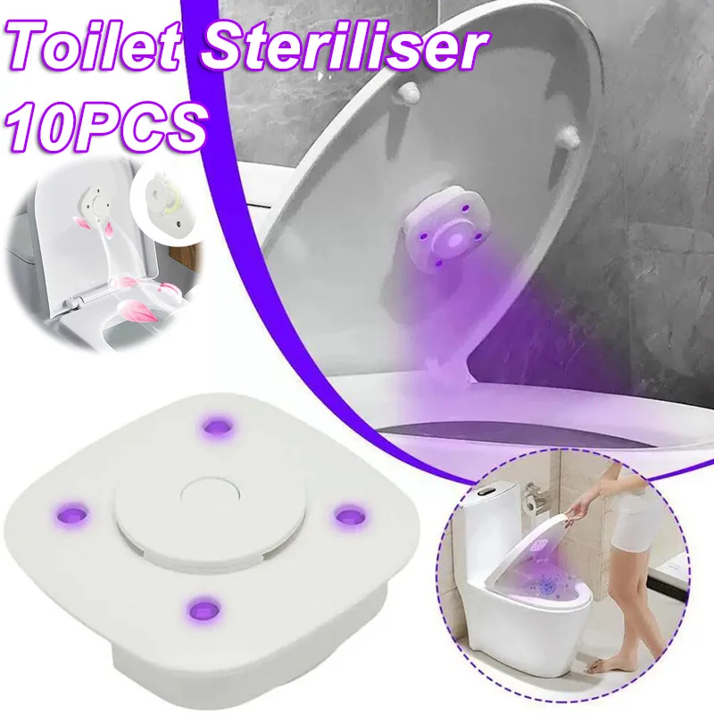 UV Toilet Sterilizer Smart Electric Toilet Sterilizer Aromatherapy Toilet Cleaner IPX4 Waterproof UV Lamp For Washrooms