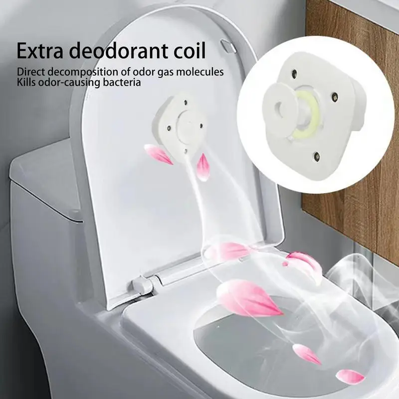 UV Toilet Sterilizer Smart Electric Toilet Sterilizer Aromatherapy Toilet Cleaner IPX4 Waterproof UV Lamp For Washrooms