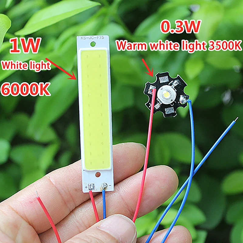 Flashlight DIY Accessories Double LED Light Board With Control Switch DC 3.7-5V Night Lighting Desk Lamp