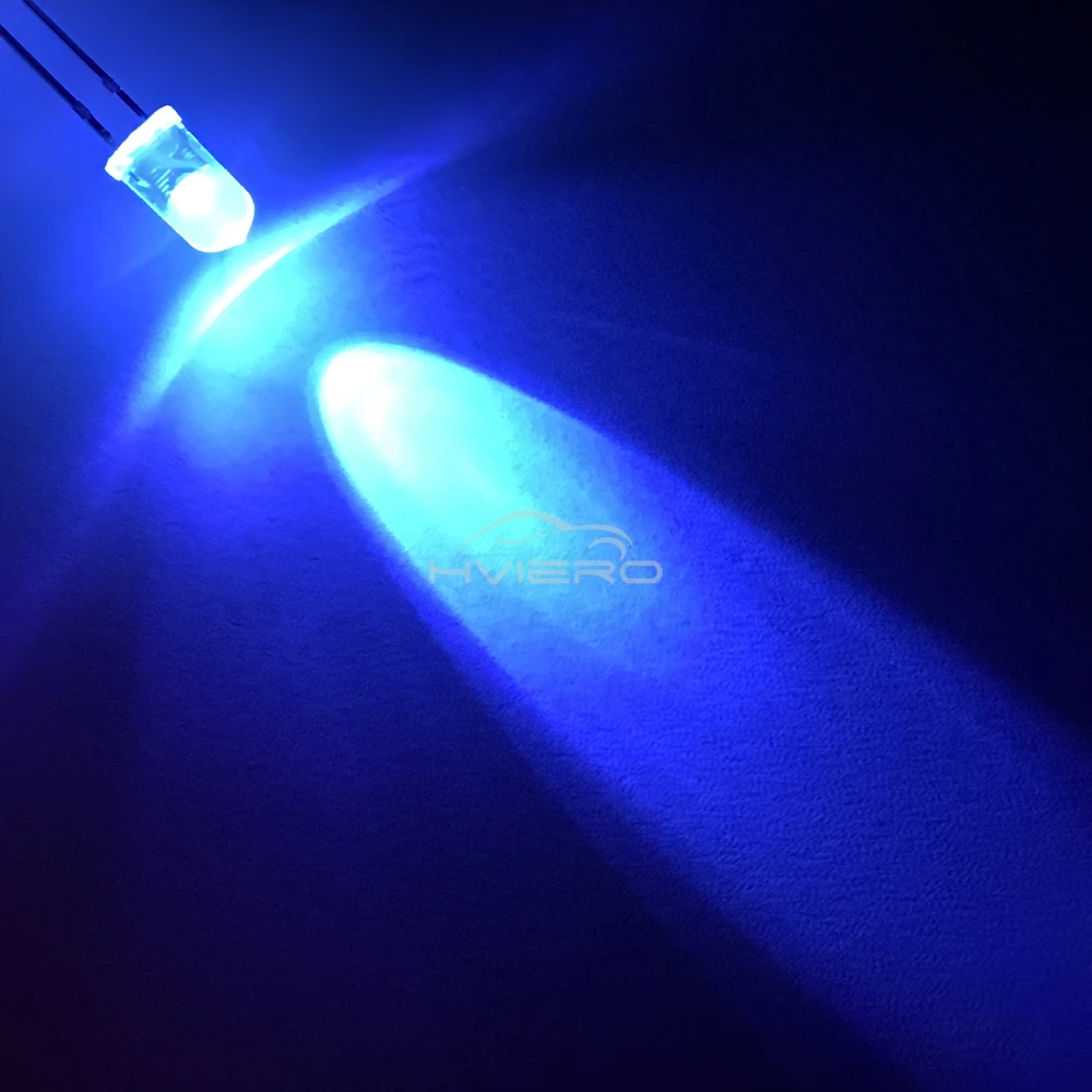 1000pcs F5 5mm Round White Red Green Blue Yellow Water Clear Led Super Bright Ligte Emitting Diodes 6000-6500k Lamp Bulb