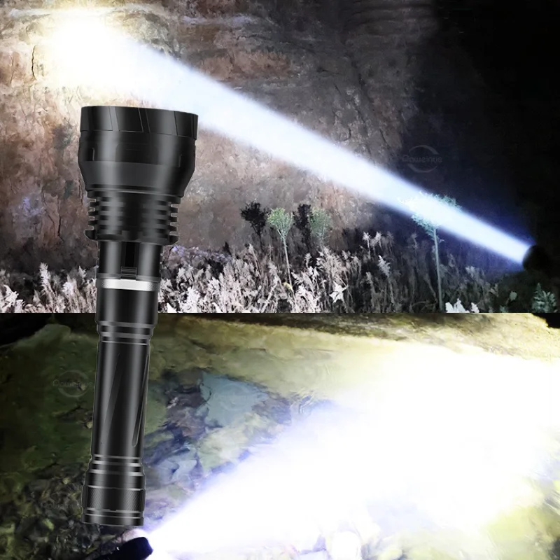 High Power LED Diving Flashlight 3*XHP300 Professional Diving Torch IPX8 Underwater Super Bright Scuba Diving Flashlight Fishing