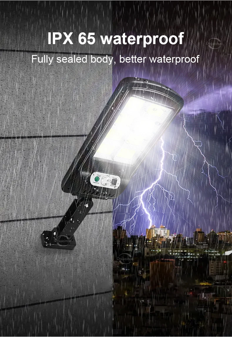 Super Bright 1008 LED Solar Lights Outdoor Street Lamp 3 modes IPX65 Waterproof Garden Lighting With Smart Motion Sensor