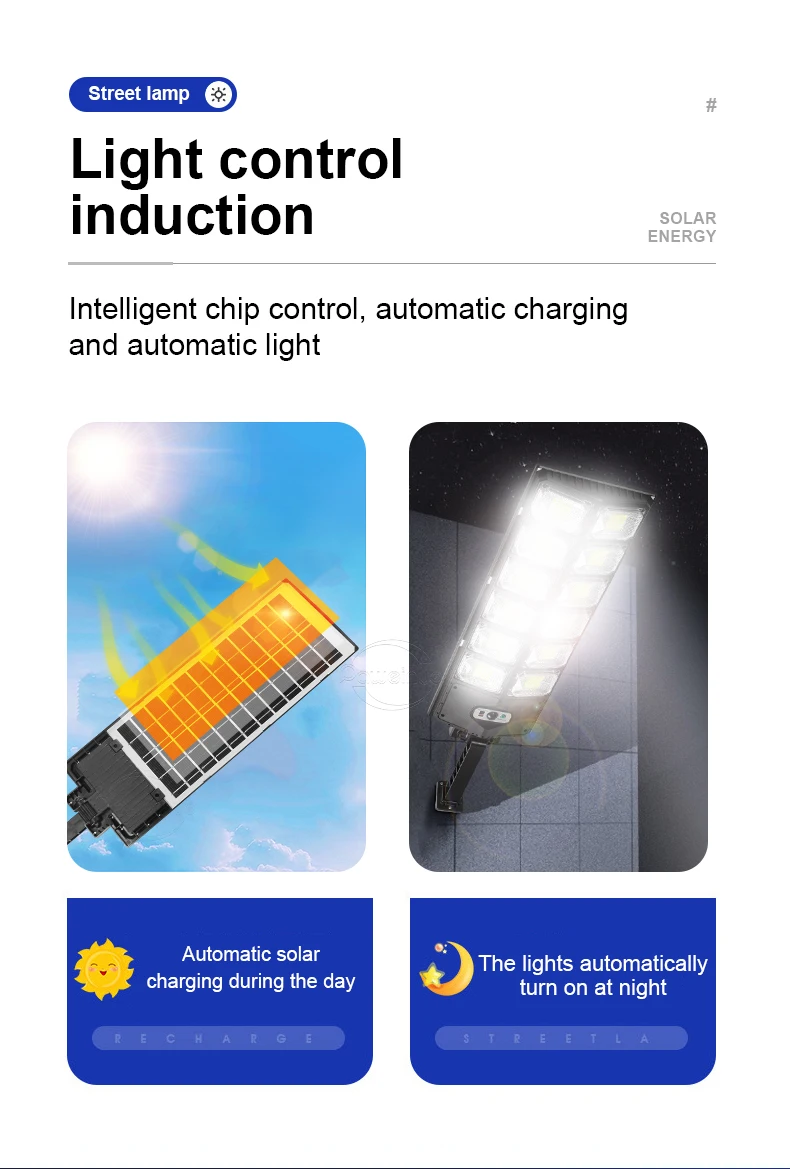 Super Bright 1008 LED Solar Lights Outdoor Street Lamp 3 modes IPX65 Waterproof Garden Lighting With Smart Motion Sensor