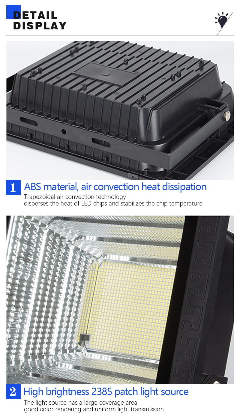 LED Outdoor Solar Light Courtyard Porch Floodlight Outdoor IP67 Waterproof Reflector Solar Powered Spotlight with Remote Control