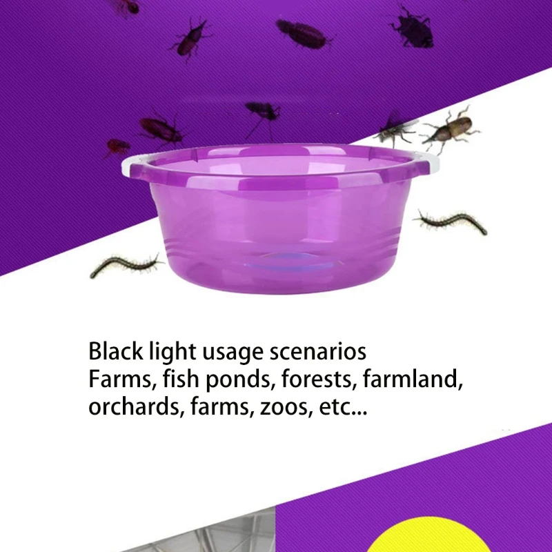 Y1UB UV Bulb Black Light Energy-Save 220V/E27 30W/40W Screw Lamp Bulb for Agriculture Money Identify