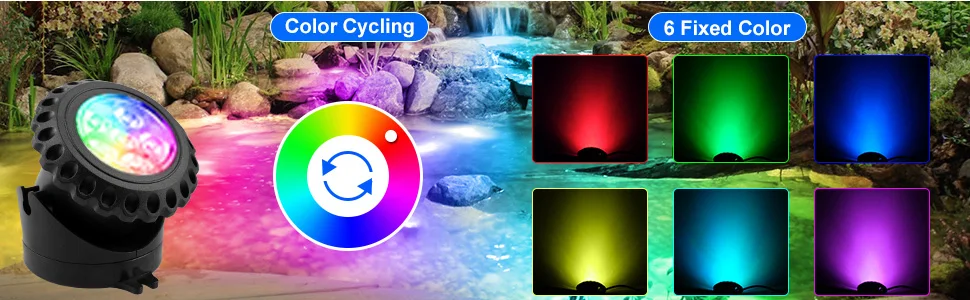 Solar Underwater RGB Light for Pond Aquarium Fish Tank Decor IP68 Solar Pool Lamp 2/3/4/5leds Garden Landscape Outdoor Spotlight