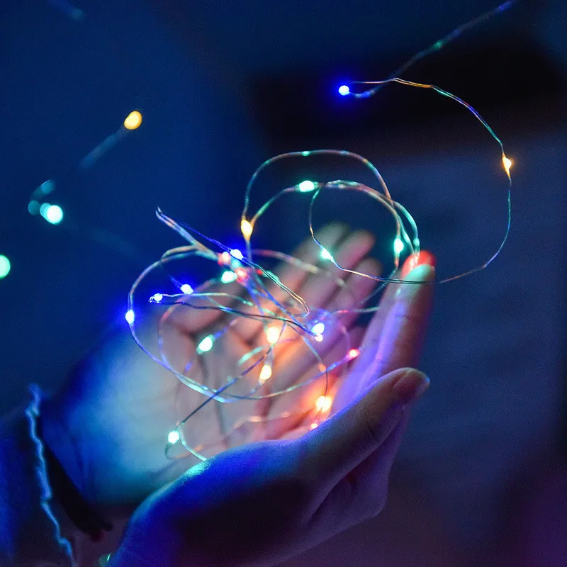 10 pcs Wine Bottle Fairy Lights With Cork LED String Lights Battery Fairy Lights Garland For Christmas Party Wedding Decoration