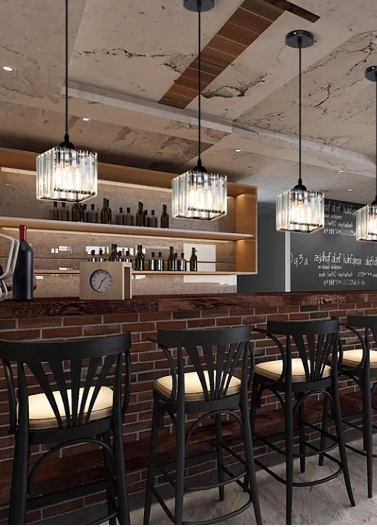 LED Creative Personality Crystal Ceiling Lamp Bedroom Restaurant Modern Simple Corridor Entrance European Style Small Chandelier