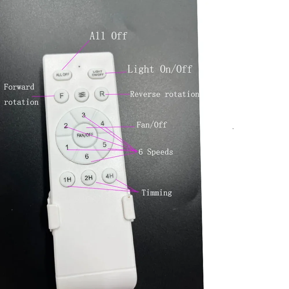 IRALAN Home Transformer Controller and Remote Control Kit Long Page Fan Light Modern Smart Lighting Driver LED AC 85-265V
