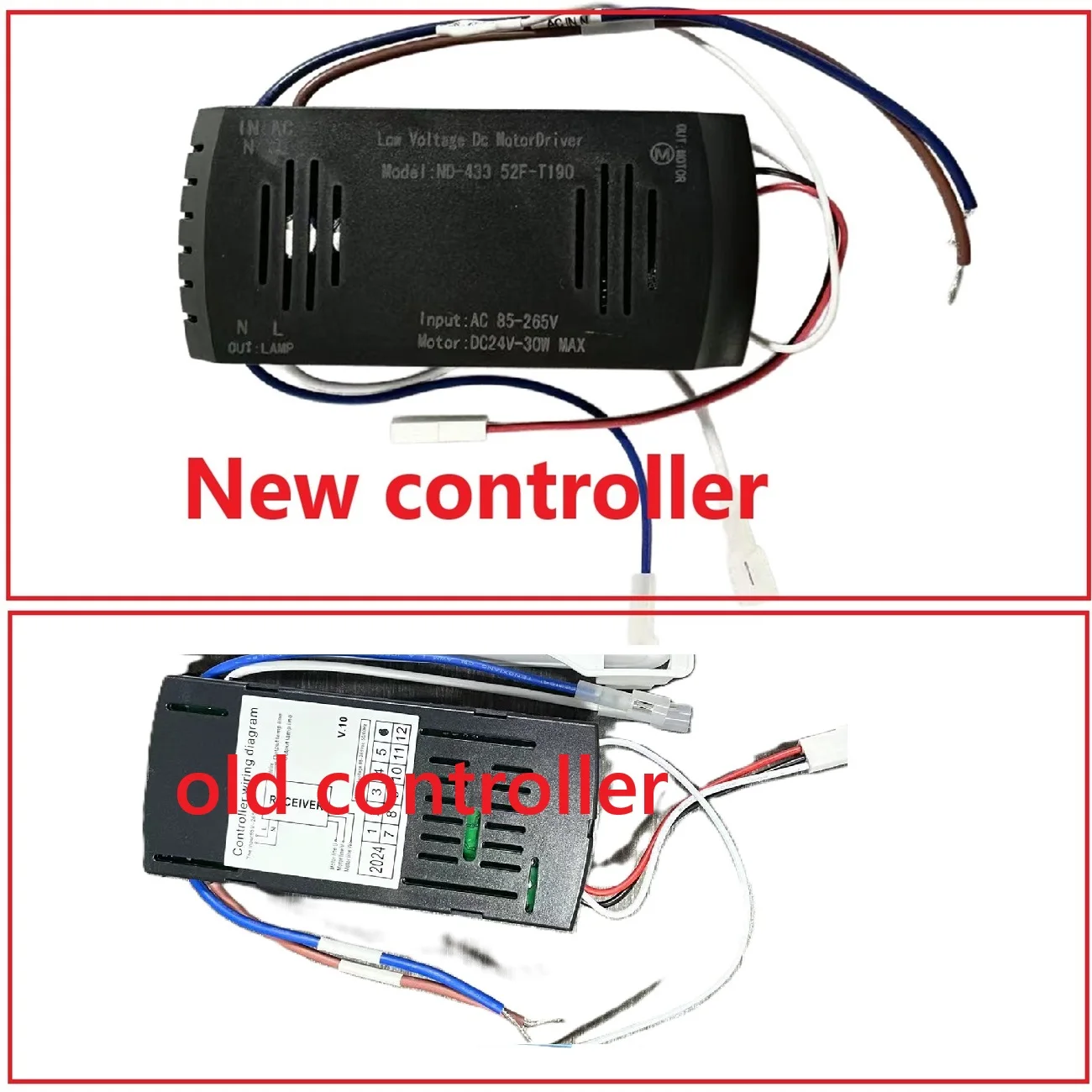 IRALAN Home Transformer Controller and Remote Control Kit Long Page Fan Light Modern Smart Lighting Driver LED AC 85-265V