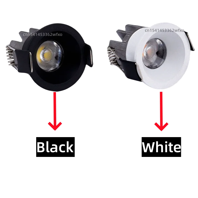 10PCS/lots Dimmable Mini LED Downlight 3W5W7W10W Anti-glare Recessed Ceiling Light Spot Light Bedroom Kitchen Wine Cabinet