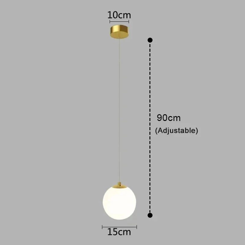 Modern Simple LED Chandelier Nordic Living Room Bedroom Lamp Indoor Lighting Restaurant Bar Home Decoration Suspension Lamp 220V
