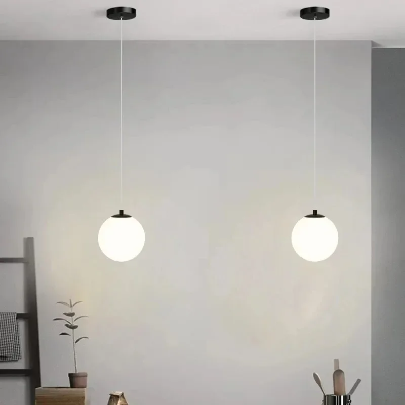 Modern Simple LED Chandelier Nordic Living Room Bedroom Lamp Indoor Lighting Restaurant Bar Home Decoration Suspension Lamp 220V