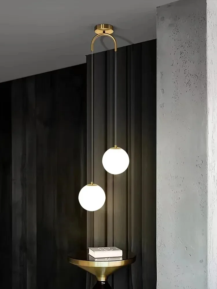 Modern Simple LED Chandelier Nordic Living Room Bedroom Lamp Indoor Lighting Restaurant Bar Home Decoration Suspension Lamp 220V