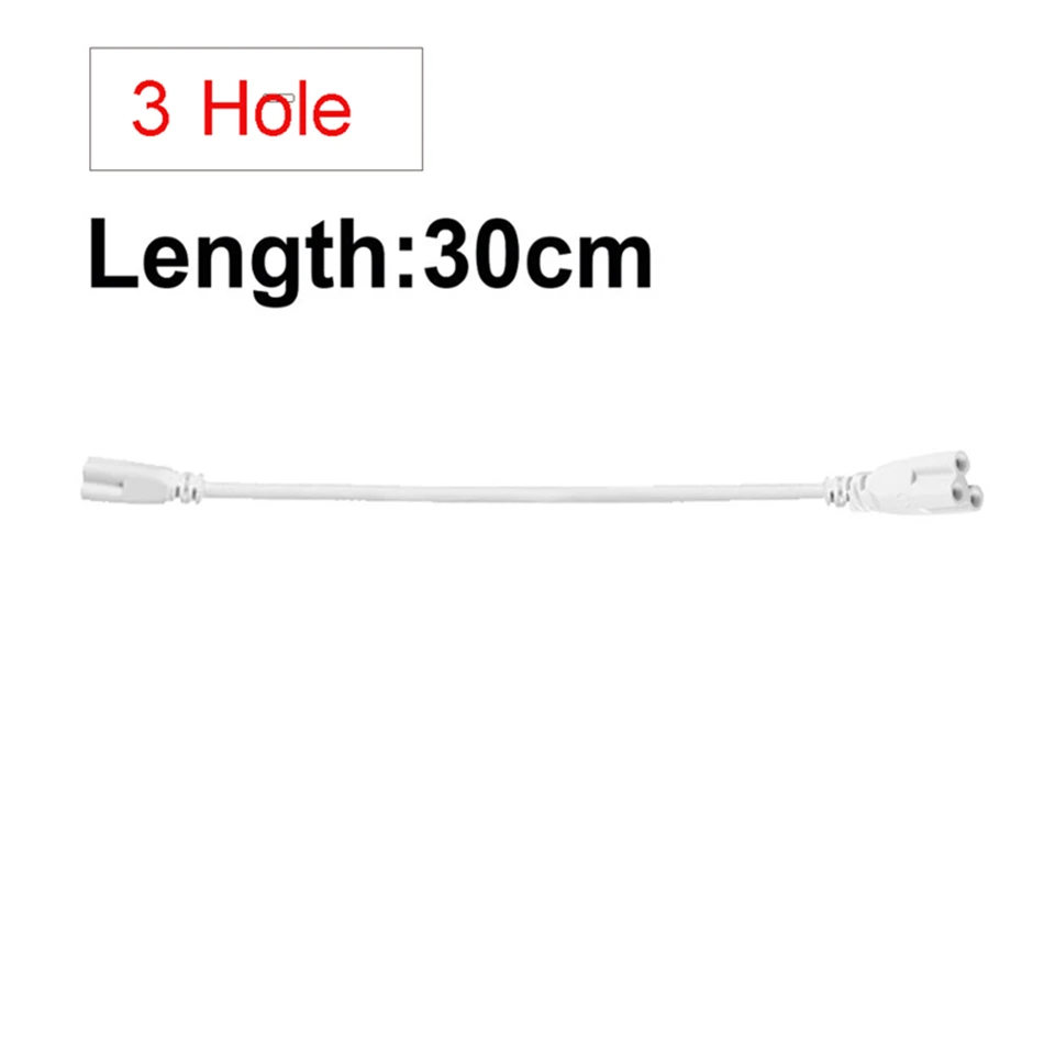 Energy Saving T5/T8 15W/25W LED Tube AC220V Fluorescent Tube Bulb for Shop Exhibition Halls Lighting,EU US Plug Connect Wire