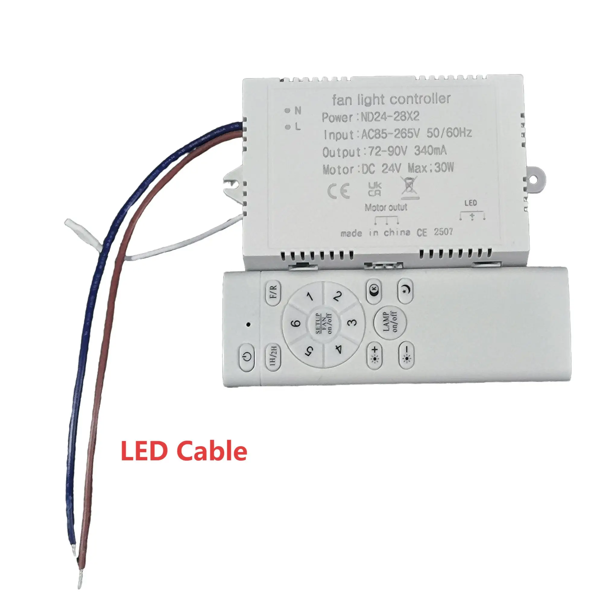 IRALAN Ceiling Fan Lamp Lighting Transformer And Remote Control LED Light Strip Replacement Of Faulty Parts Power Adapter Supply