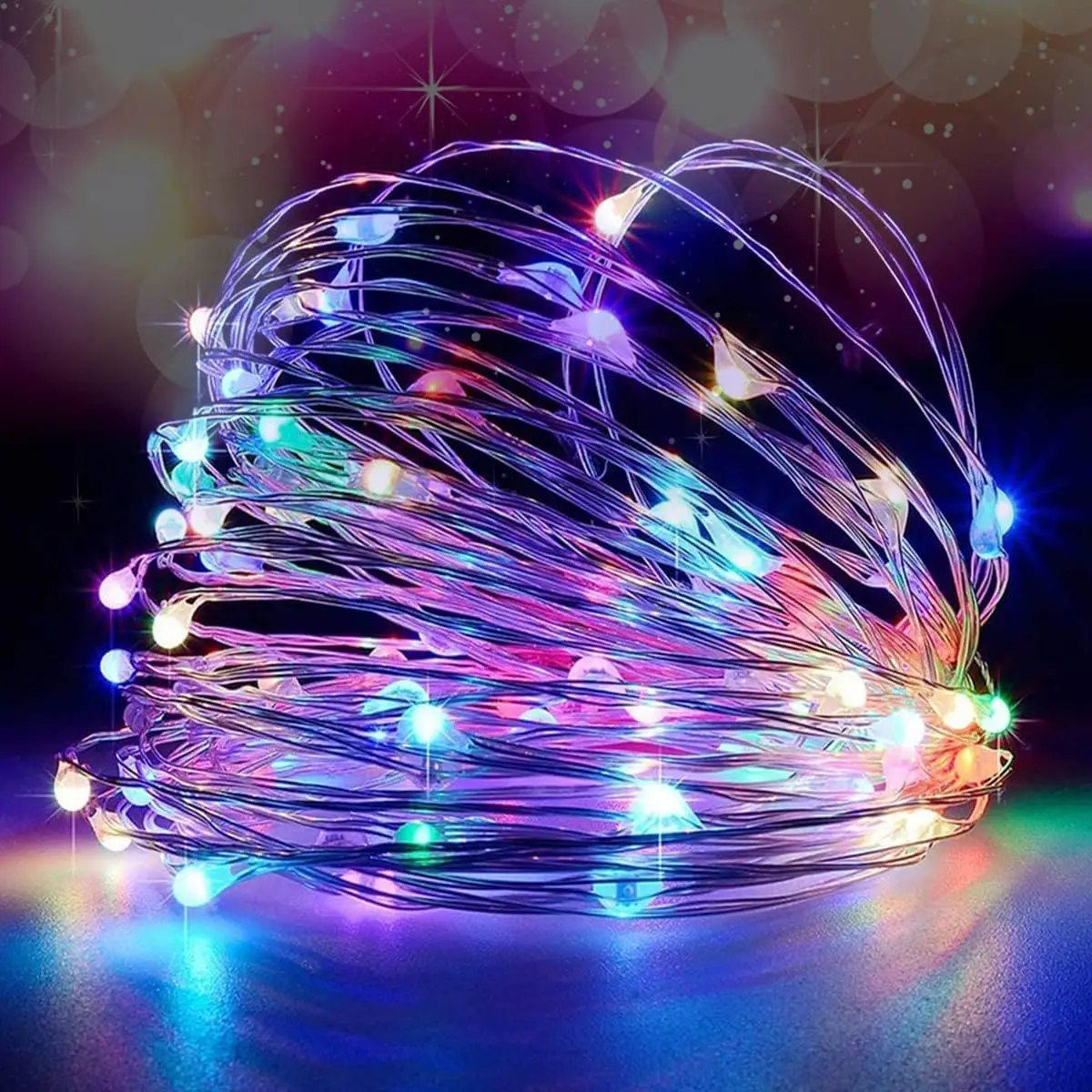 Christmas Garland Solar Outdoor String Lights LED Outdoor 8 Modes Chain Lights Decoration for Garden Patio Tree Terrace Parties