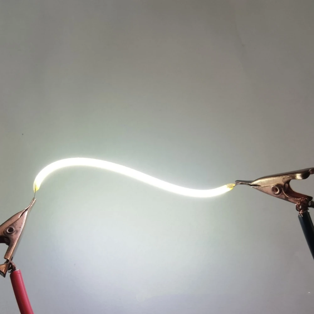 Free Cut LED Filament Flexible 3V 60mm 80mm 95mm 125mm 200mm 300mm 450mm Edison Bulb Lamp Parts COB LED Diode Light Accessories