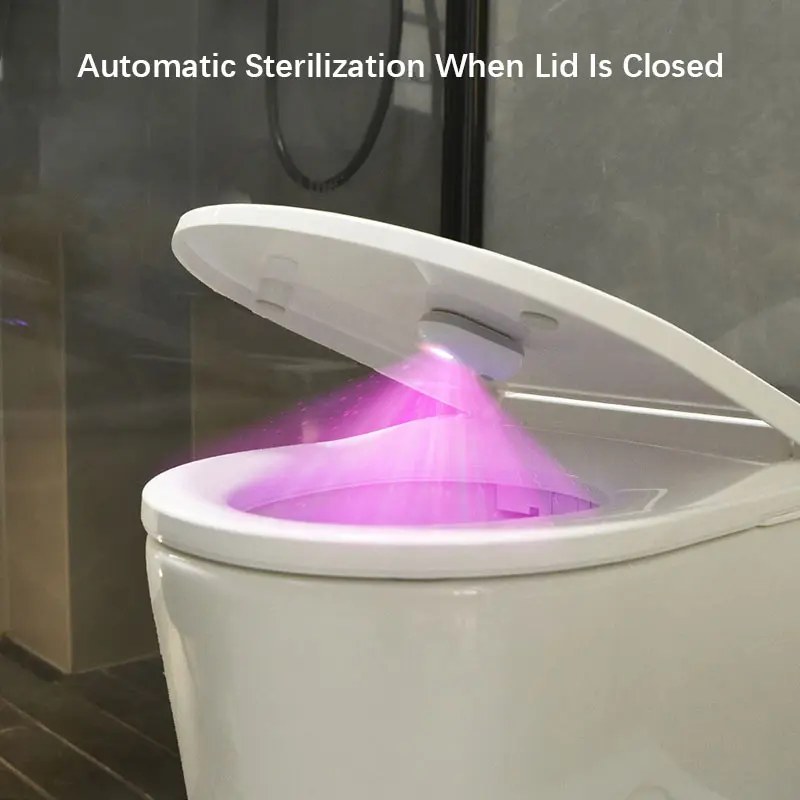 2 in 1 Toilet Sensor Light with UV Sterilization, 3 Brightness Levels, 120° Sensing Angle for Home Toilet Use