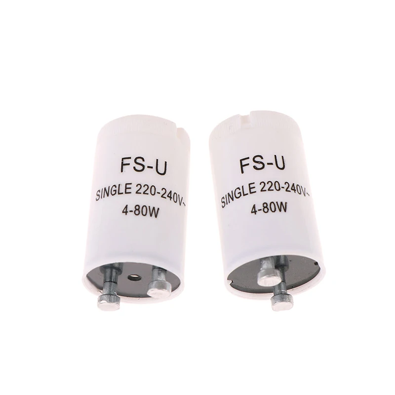 5Pcs Fluorescent Light Starters AC220V-240V 4-80W Fluorescent Tube Fuse Starter CE Rohs Fuse Starters
