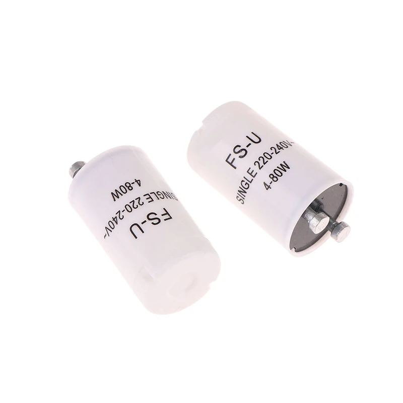 5Pcs Fluorescent Light Starters AC220V-240V 4-80W Fluorescent Tube Fuse Starter CE Rohs Fuse Starters
