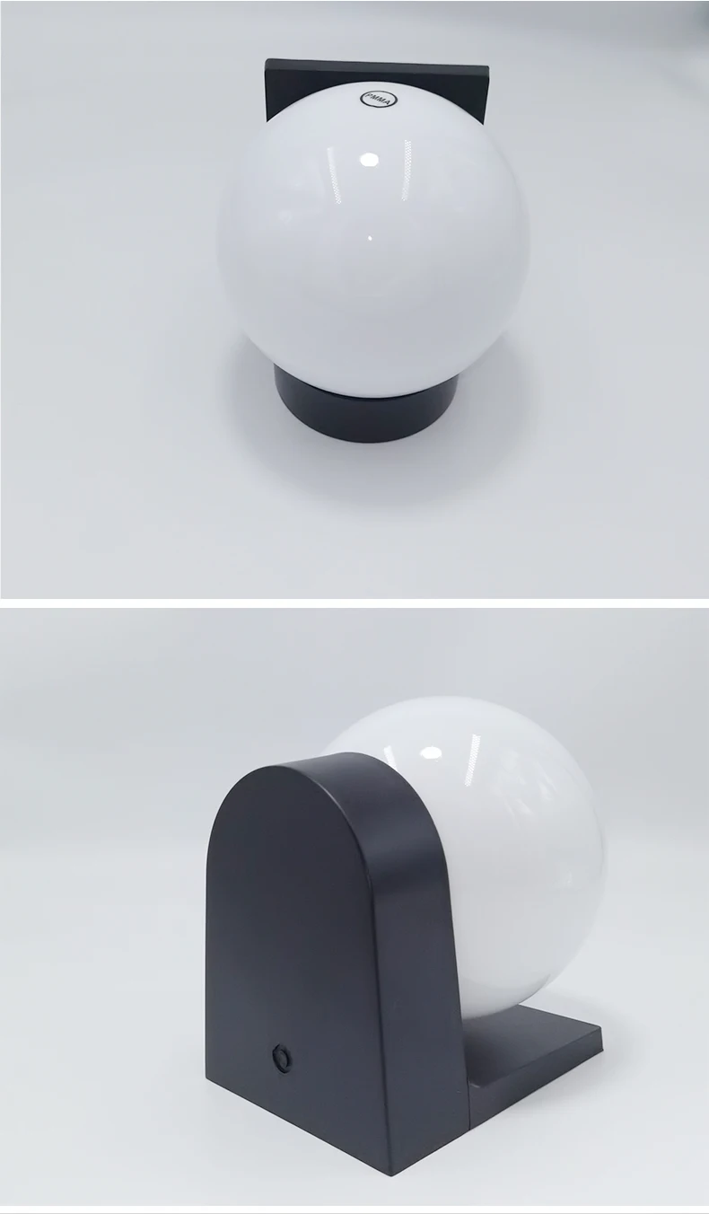 Outdoor Wall Lamp Balcony Bedroom Corridor Courtyard Lamp Acrylic Lamp Shade E27 Spherical Wall Lamp Upper and Lower Wall Lamp