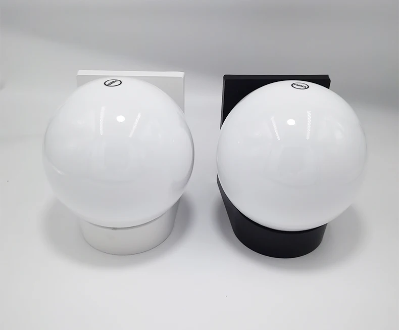 Outdoor Wall Lamp Balcony Bedroom Corridor Courtyard Lamp Acrylic Lamp Shade E27 Spherical Wall Lamp Upper and Lower Wall Lamp