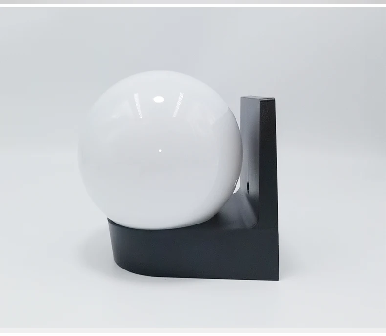 Outdoor Wall Lamp Balcony Bedroom Corridor Courtyard Lamp Acrylic Lamp Shade E27 Spherical Wall Lamp Upper and Lower Wall Lamp