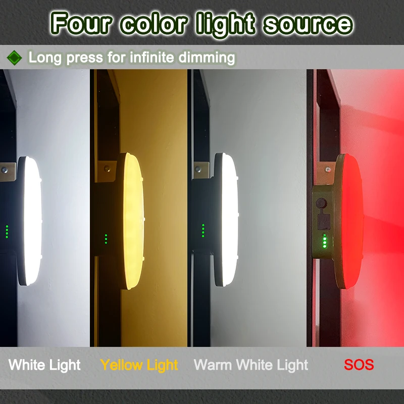 MOSLIGHTING Camping Light Rechargeable Portable Suspension Magnetic Suction Ultra Bright LED Tent Light Fishing Lights Outdoors