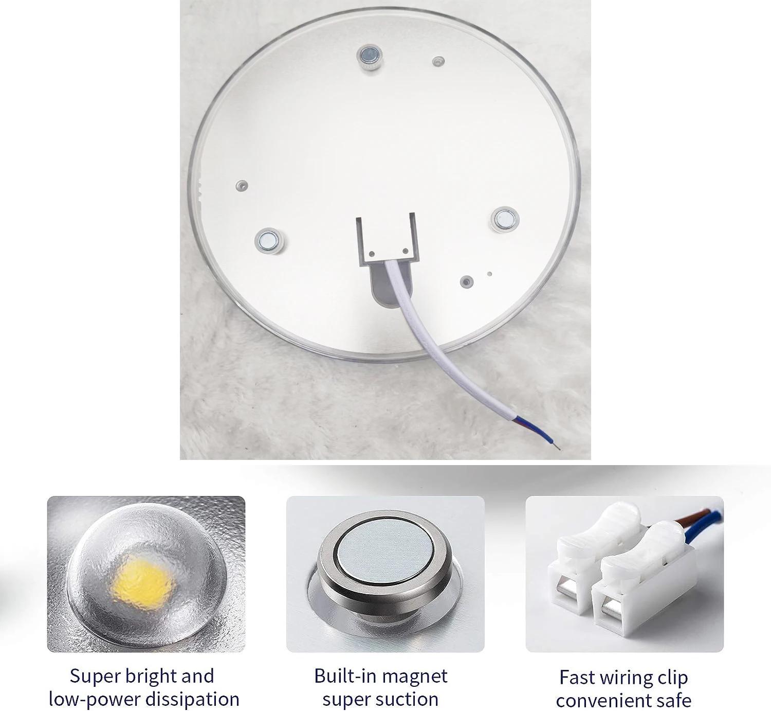 Round LED Ceiling Light 110V 220V Lamp Engine Retrofit Kit for Ceiling Fan Lights LED Board Flush Light Panel Repair Lighting